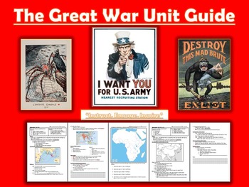 Preview of WORLD WAR 1 Lessons Bundle + Mega PPT (Imperialism included)