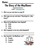 The Story of the Mayflower - Comprehension Questions