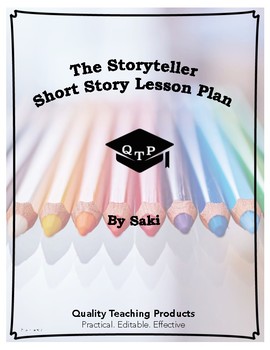 Preview of Lesson: The Storyteller by Saki Lesson Plan, Worksheets, Key, Powerpoints