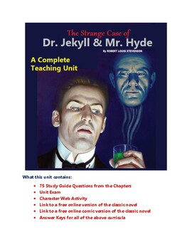 Preview of The Strange Case of Dr. Jekyll & Mr. Hyde--A Complete Teaching Unit