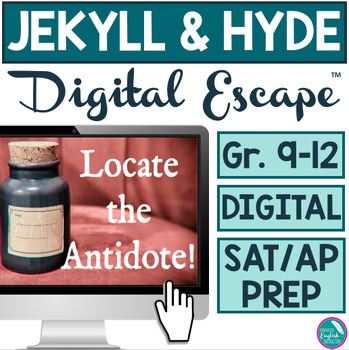 Preview of The Strange Case of Dr. Jekyll Mr. Hyde Digital Escape Room Review SAT AP Prep