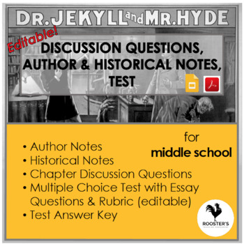 Preview of The Strange Case of Dr. Jekyll and Mr. Hyde {Digital & PDF} Distance Learning