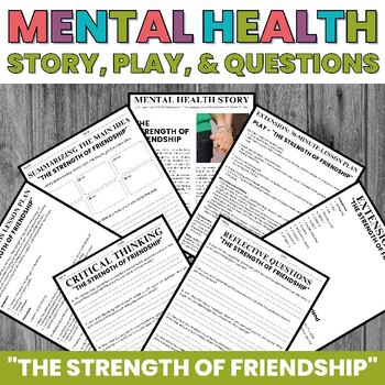 Preview of The Strength of Friendship Story | Questions | Play | Middle School and Up