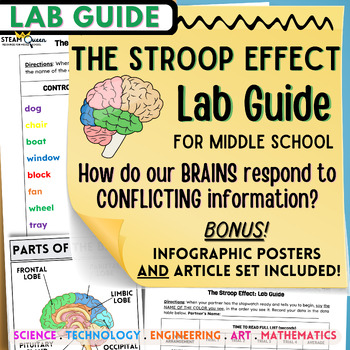 Preview of The Stroop Effect: A Fun and Engaging Nervous System Lab Guide for Middle School