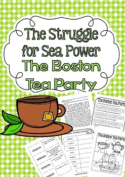 Preview of The Struggle for Sea Power The Boston Tea Party