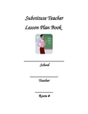 Substitute Plan Set w/17 Planning Pages, Binder Cover