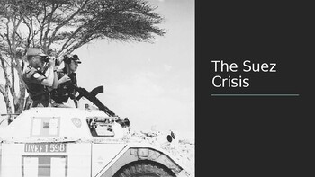 Preview of The Suez Crisis (CHC2D/2P)