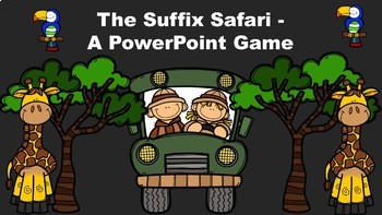 Preview of The Suffix Safari - A PowerPoint Game