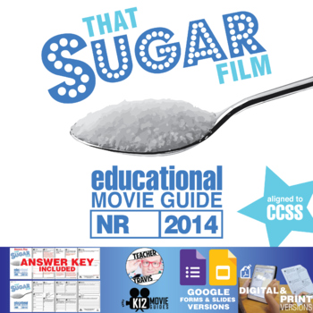 Preview of That Sugar Film Movie Guide | Questions | Worksheet | Google Formats (2014)
