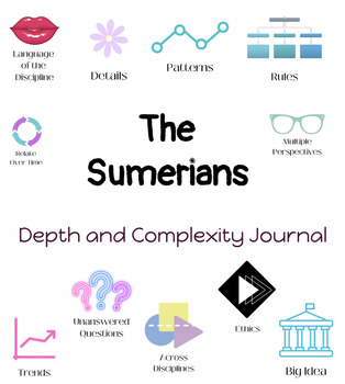 Preview of The Sumerians (Mesopotamia) Depth and Complexity Digital Journal