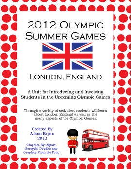 Preview of The Summer Olympics 2012 Unit