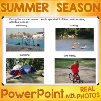 Preview of The Summer Season PowerPoint Presentation