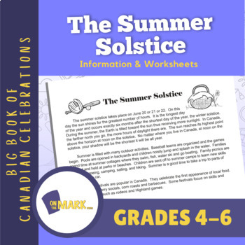 the summer solstice grades 4 6 teacher directed lesson activities