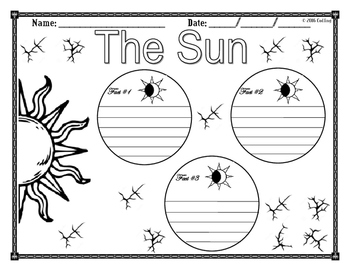 The Sun by Motivated Learners | Teachers Pay Teachers