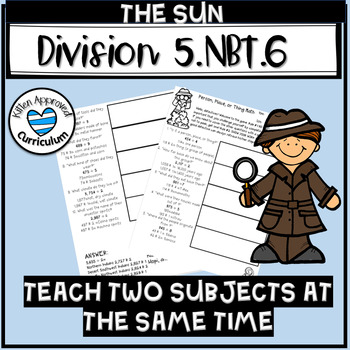 Preview of 5.NBT.6 Worksheets Division With Whole Numbers