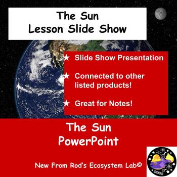 Preview of The Sun Lesson Slide Show Presentation FREE **Editable**