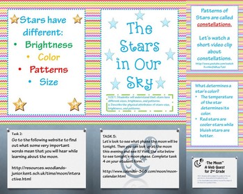 Preview of The Sun, Moon, and Stars Unit for Second Grade