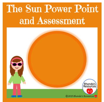 Preview of The Sun Power Point Presentation for Kindergarten | First Grade | Second Grade