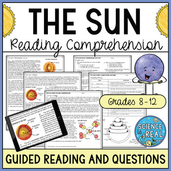 Preview of The Sun Reading Comprehension