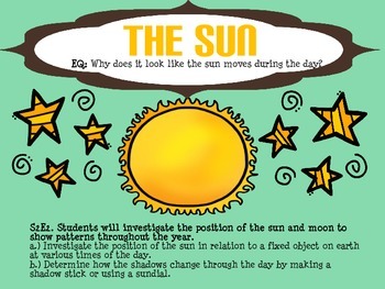 Preview of The Sun & Shadows - Presentation FREEBIE!