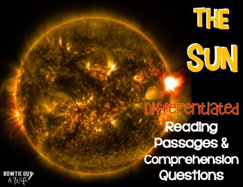 Preview of The Sun: Space Leveled Texts {Differentiated  Reading Passages & Questions}