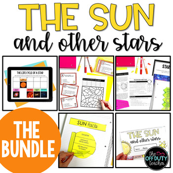 Preview of The Sun and Other Stars BUNDLE - Print and Digital Activities (Google Slides)