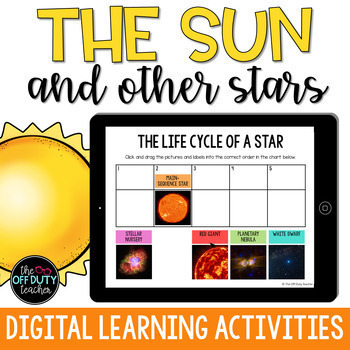 Preview of The Sun and Other Stars Digital Learning Activities (Google Slides, PowerPoint)