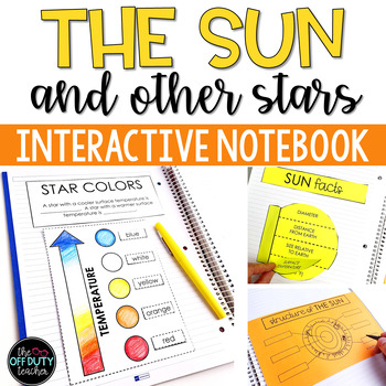 Preview of The Sun and Other Stars Interactive Notebook Foldables (Google Slides)