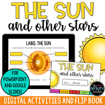 Preview of The Sun and Other Stars Digital Activities and Flip Book Bundle