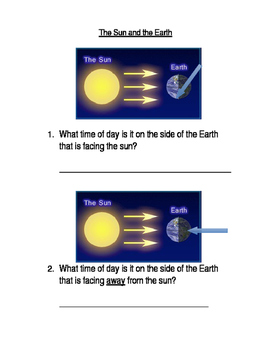 Preview of The Sun and The Earth