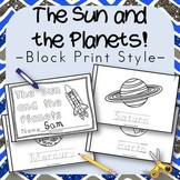 The Sun and the Planets Book for Kindergarten and 1st Grad