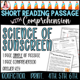 The Sunny Science of Sunscreen, June, Nonfiction Reading P