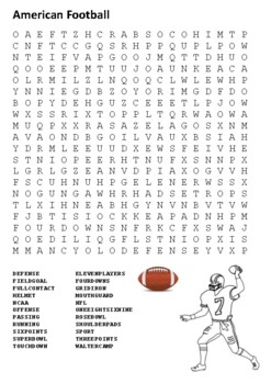 The Super Bowl - American Football Handout by Steven's Social Studies