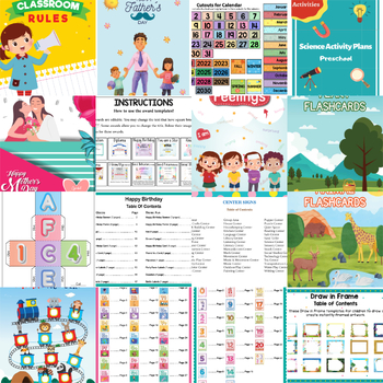 Preview of The Super Classroom Collection Printable Bundle