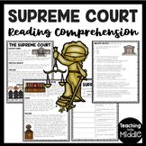 The Supreme Court Informational Text Reading Comprehension