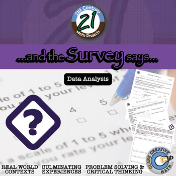 Preview of The Survey Says -- Quantitative Questionnaire - 21st Century Math Project