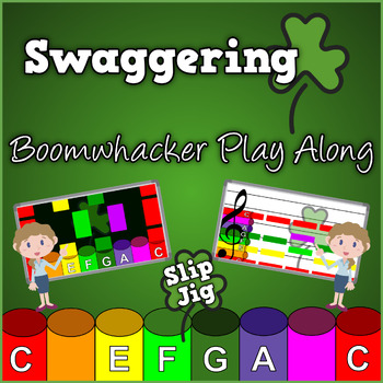 Preview of The Swaggering Jig [Irish Slip Jig] -  Boomwhacker Videos & Sheet Music