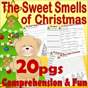 Preview of Sweet Smells of Christmas Reading Comprehension Book Study Companion Activities