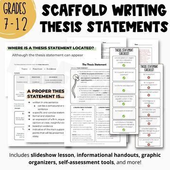 thesis statement handout