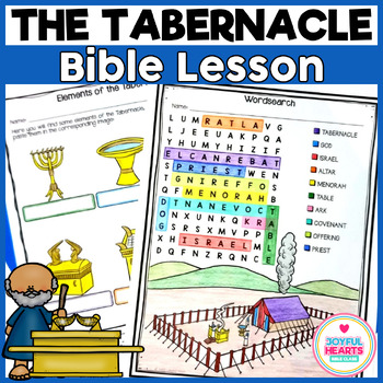 Preview of The Tabernacle Bible Lesson Printable Pack l English and Spanish