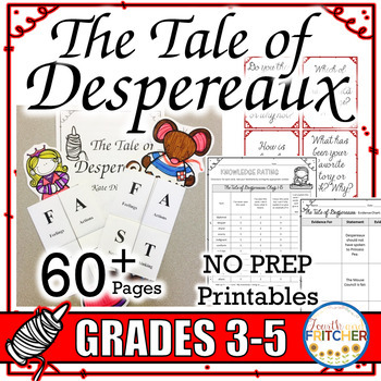 Preview of The Tale of Despereaux | Distance Learning Printables
