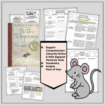The Tale of Despereaux Novel Study by IB Teaching | TPT