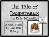 The Tale of Despereaux Novel Study (Digital + PDF Formats)