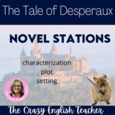 The Tale of Despereaux Novel Study Literacy Stations digit