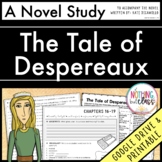 The Tale of Despereaux Novel Study Unit - Comprehension | 
