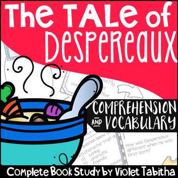 Preview of The Tale of Despereaux Novel Study