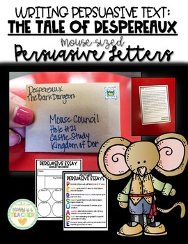 Preview of The Tale of Despereaux - Writing Persuasive Text