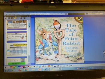 Preview of The Tale of Peter Rabbit RL 3.2 Central message/theme ActivInspire Flipchart