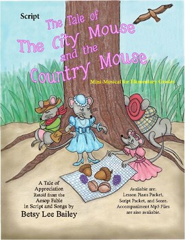 Preview of The Tale of the City Mouse and the Country Mouse - Script