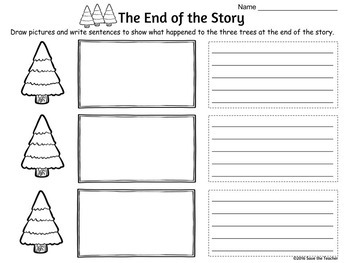 The Tale Of The Three Trees A Christmas Freebie By Save The Teacher